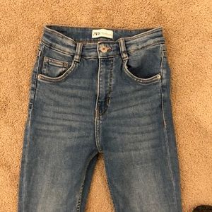 Zara High Rise Skinny Jeans